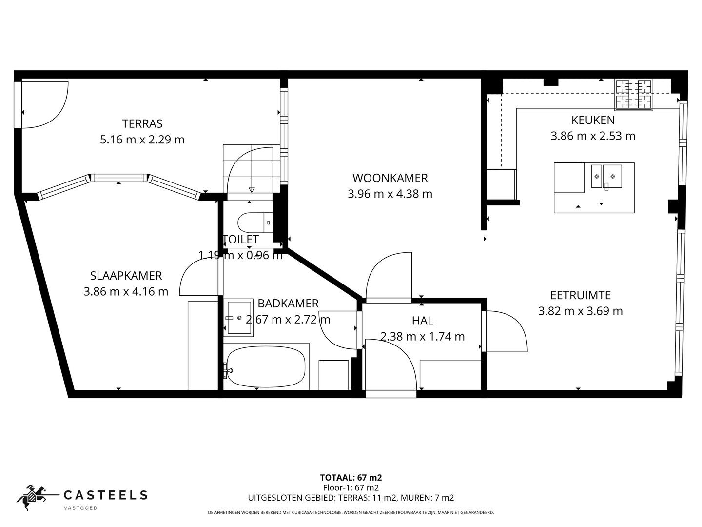 Charmant appt met karakter en comfort op toplocatie in Gent foto 23