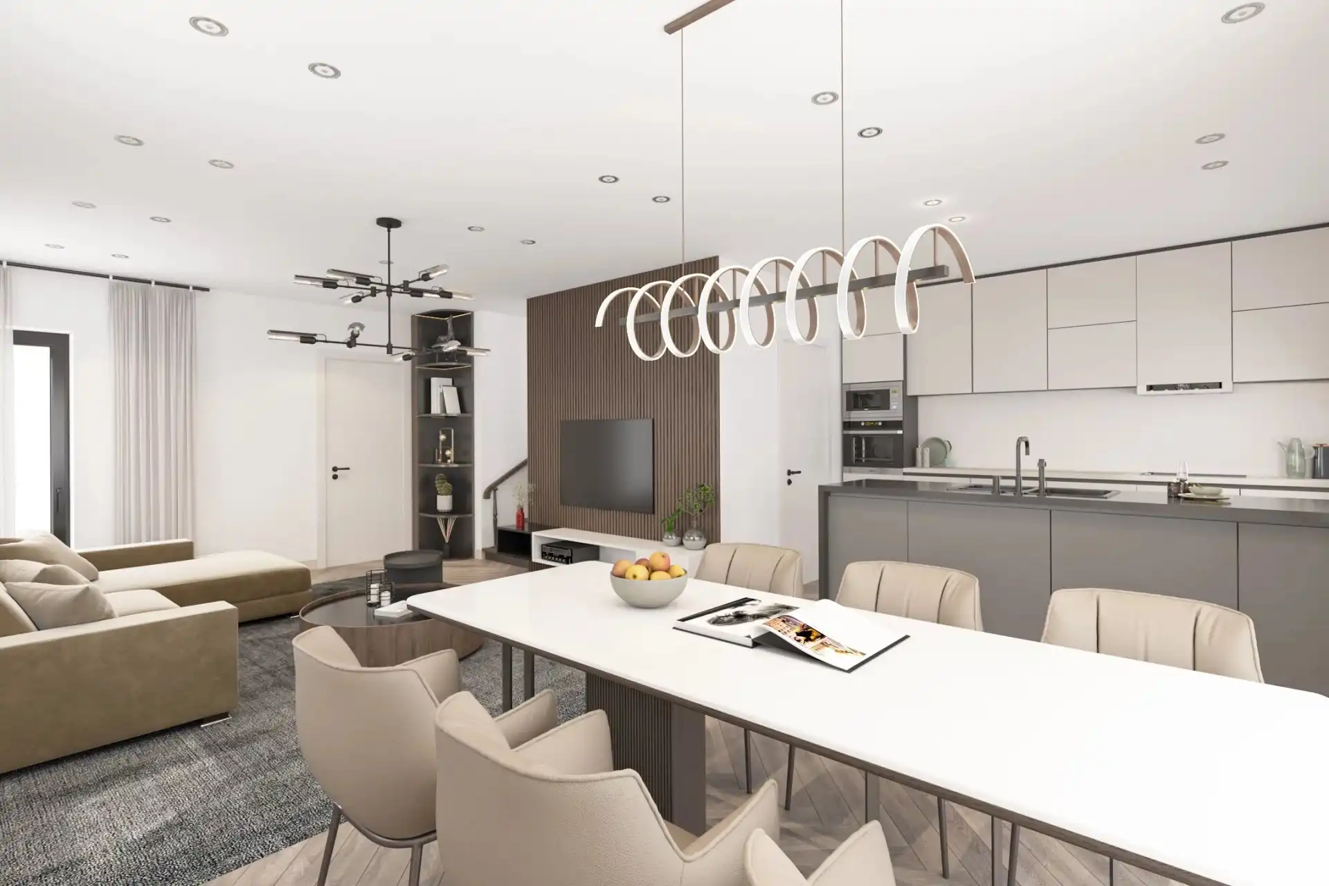 WOONPROJECT "AGNETA": ZES MODERNE ENERGIEZUINIGE WONINGEN IN KINDVRIENDELIJKE BUURT IN MILLEN foto 2