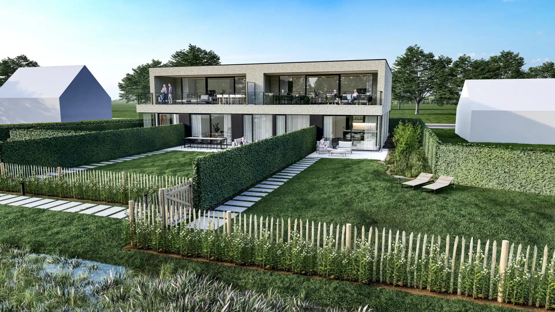 1.1 EXCLUSIEF  NIEUWBOUWAPPARTEMENT MET 2 SLPK’S EN RUIM TERRAS IN LINKHOUT foto 8