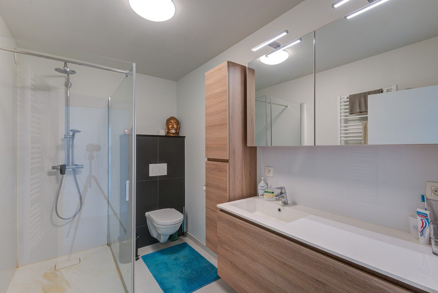 MODERNE WONING MET 2 SLAAPKAMERS, 2 TERRASSEN EN GARAGE IN HET CENTRUM VAN HOESELT foto 12