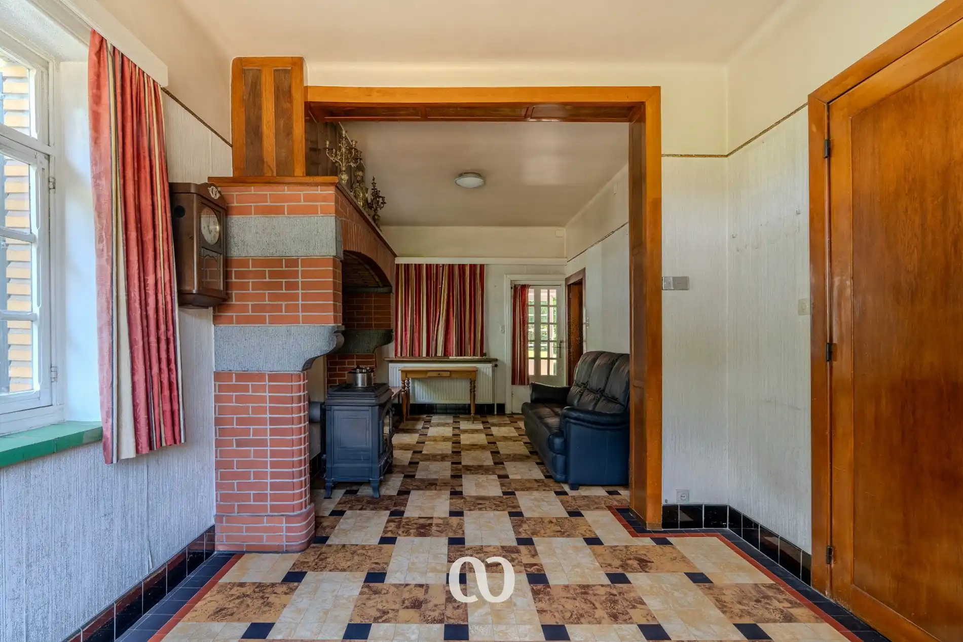 Authentieke Art Deco-villa met weilanden in Sint-Maria Latem foto 5