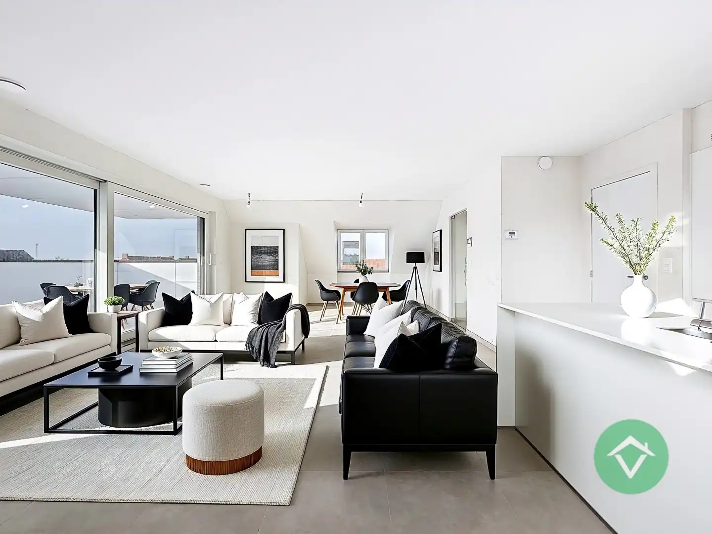 Nieuwbouwappartement met 2 slaapkamers en 1 terras in centrum Koekelare  foto 11