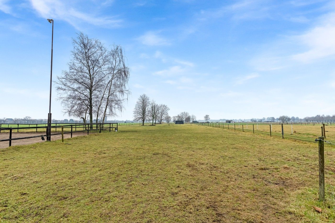 Mooi stuk weiland met 4 paardenstallen en rijpiste van ruim 1,5 hectare te koop in Hoevenen foto 17