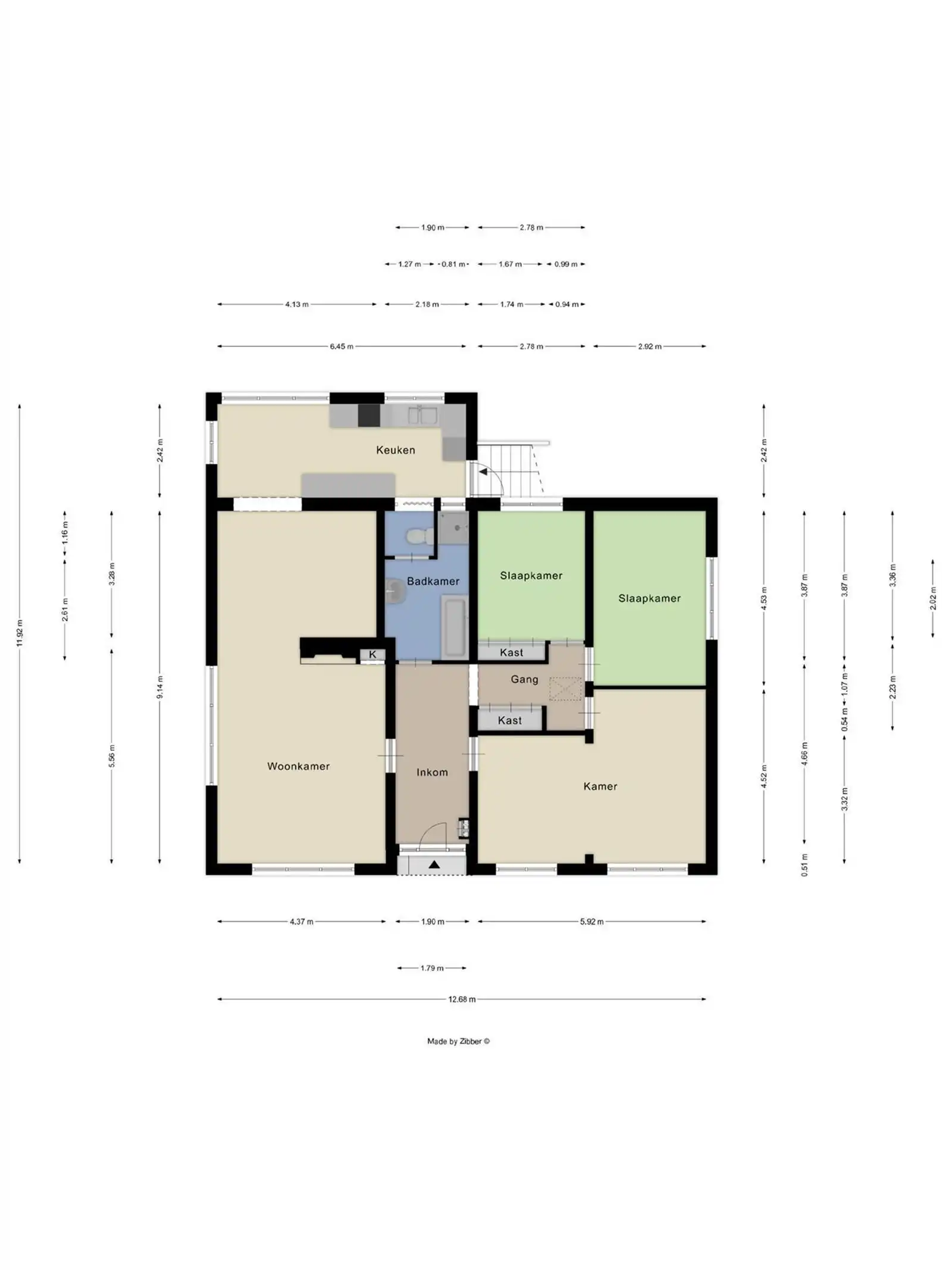 Bungalow met grote garage en tuin  foto 3