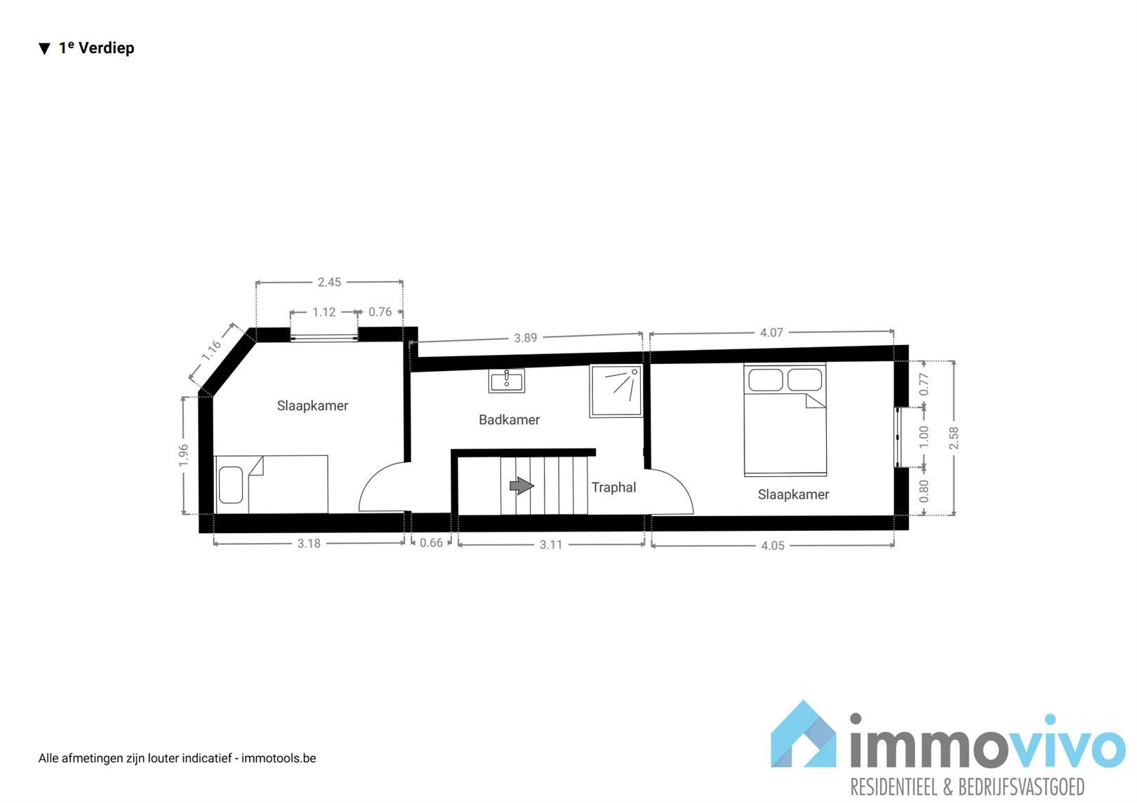 Te renoveren woning met 2 slaapkamers en gezellige tuin. foto 12