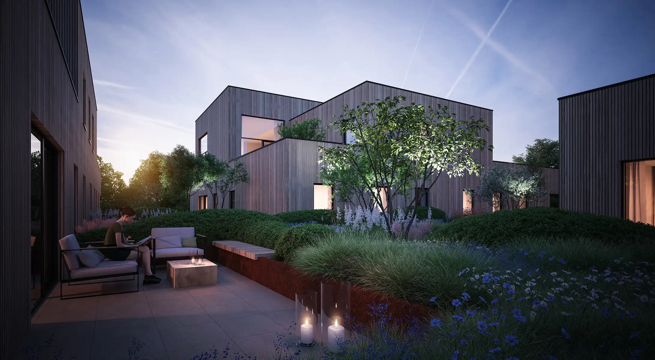 Penthouse in het groen +-43m2 terras, centrum Haacht foto 7