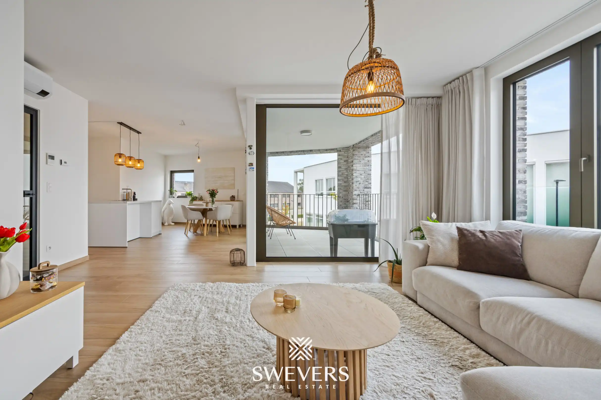 Recent 2-slaapkamerappartement met zonnig terras in centrum Beringen foto 6