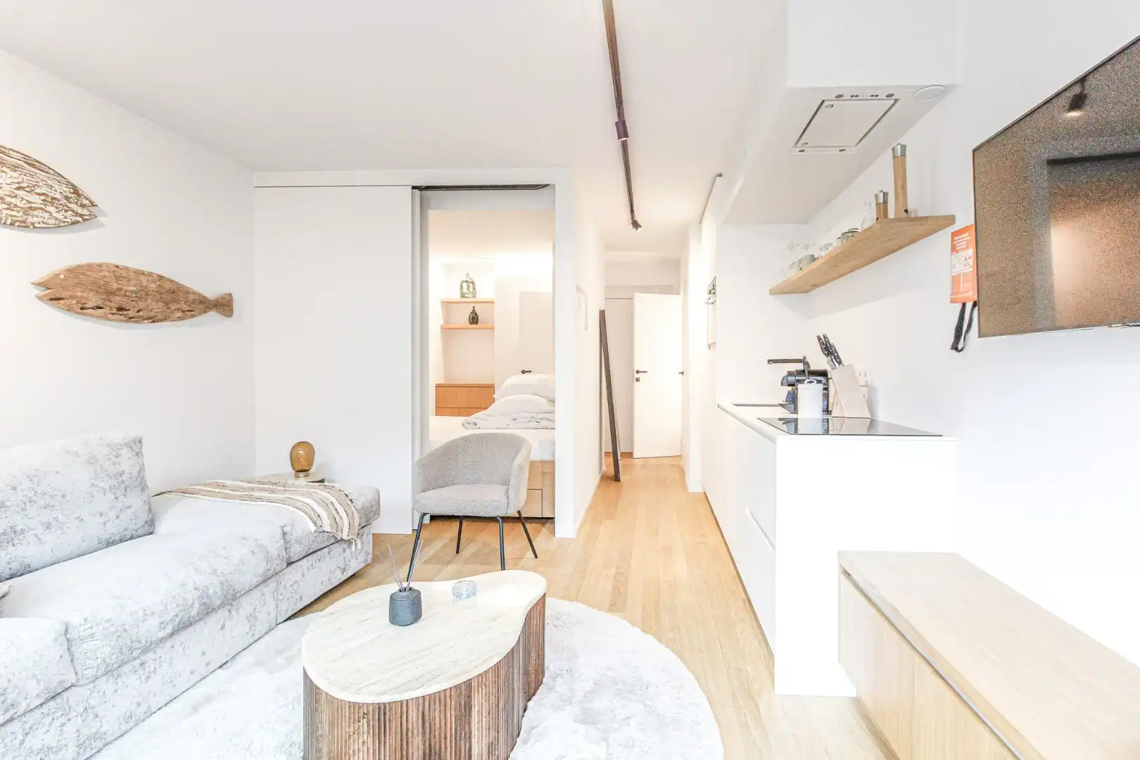 Stijlvolle, volledig gerenoveerde GEMEUBELDE studio | Lippenslaan – Leopoldlaan | Knokke (met mogelijke mooie fiscale opportuniteit onder voorbehoud) foto 5