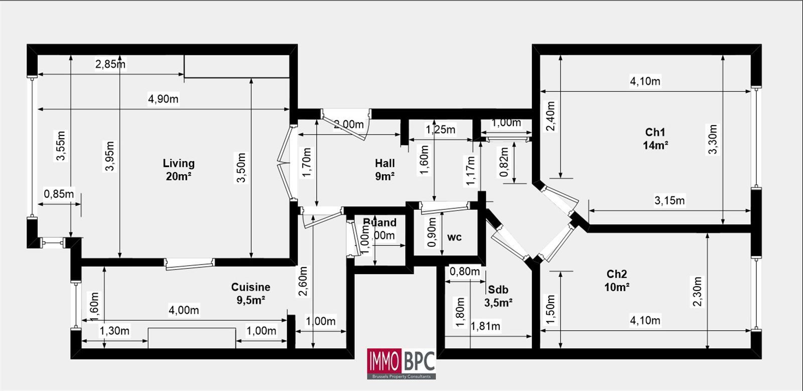 Appartement met 2 slaapkamers foto 14