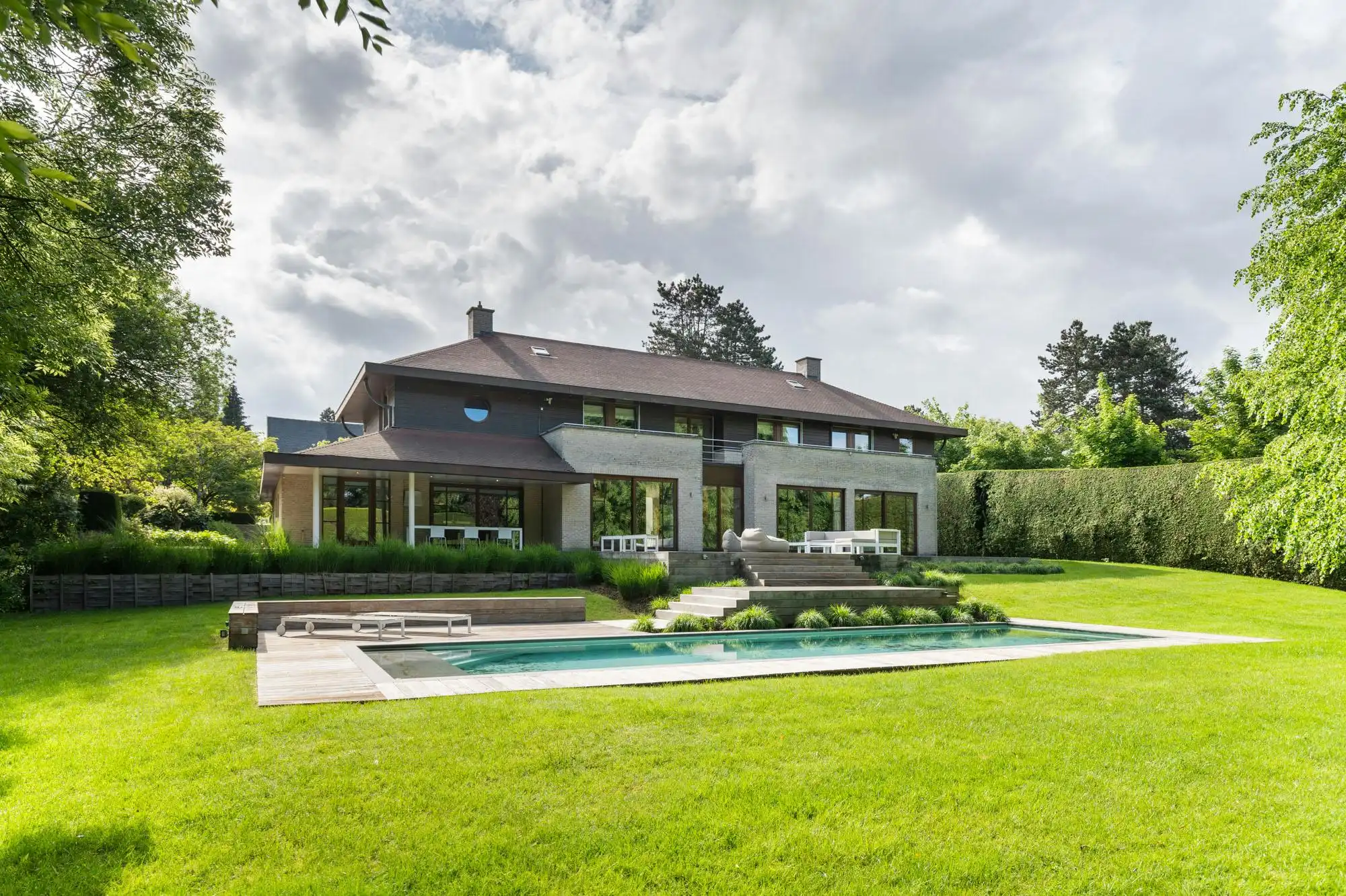 Luxe design villa met zwembad in het prestigieuze Bouchout foto 27