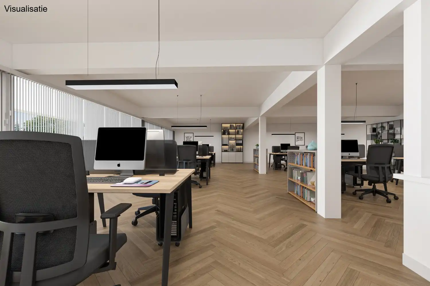 Handelsruimte met luxe duplex-appartement en verhuurde loodsen op het industrieterrein in Lanaken foto 8