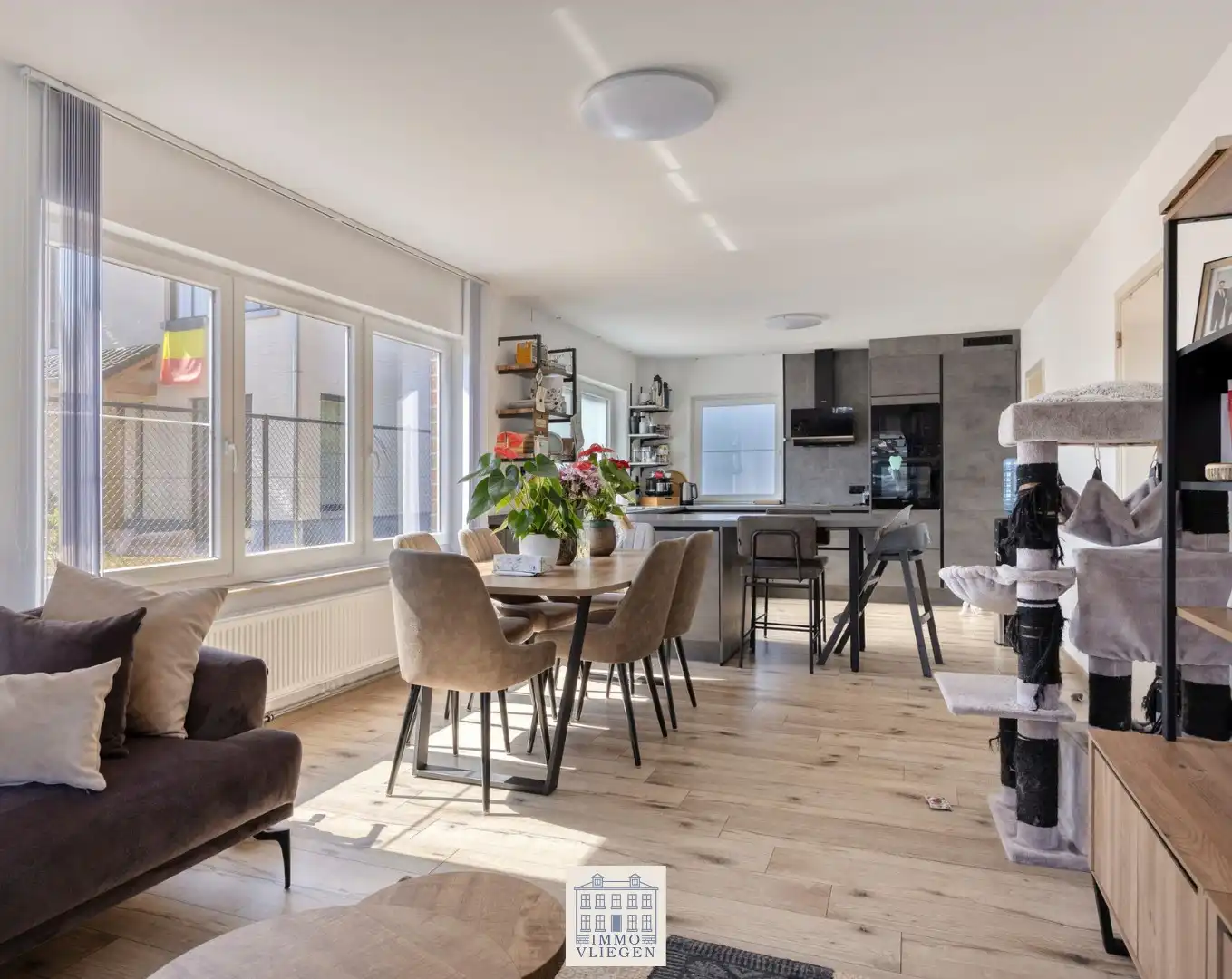 Instapklaar gelijkvloers appartement met tuin, garagebox en autostandplaats in Boorsem foto 8