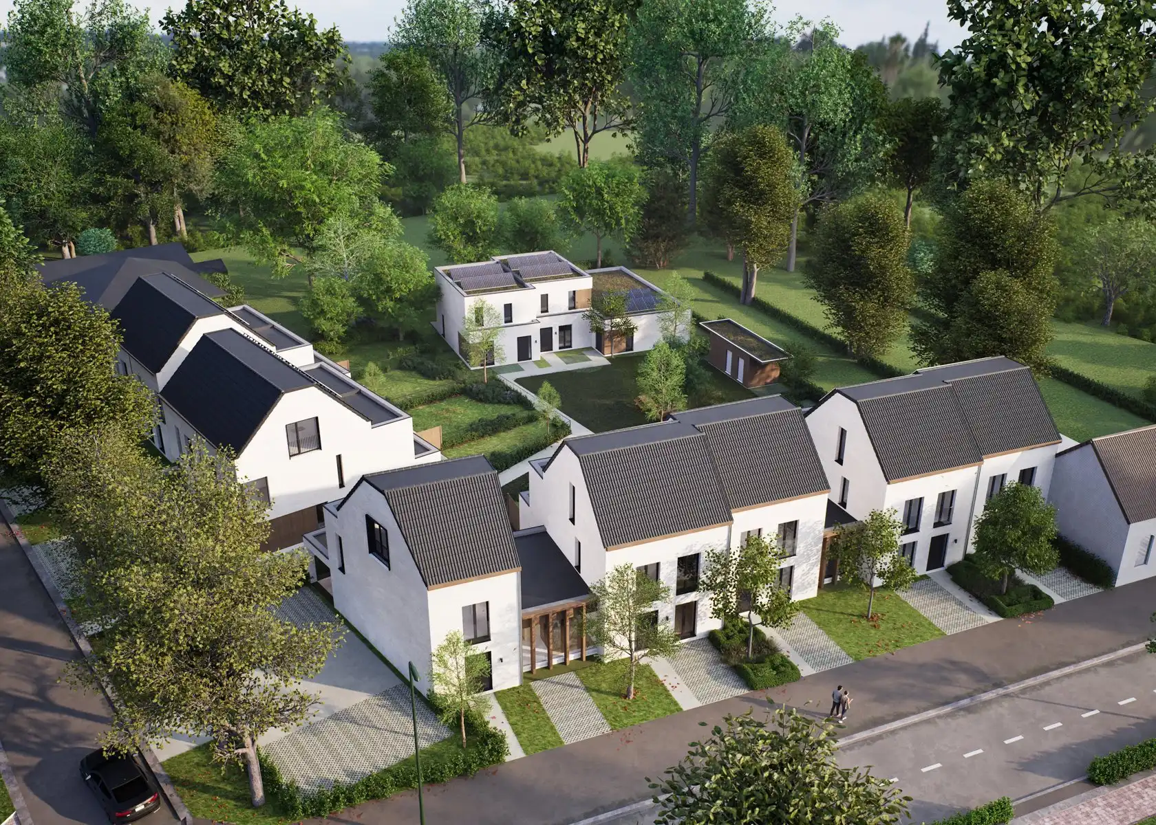 'S GRAEVENHOF - 12 nieuwbouwwoningen met autostaanplaatsen foto {{pictureIndex}}