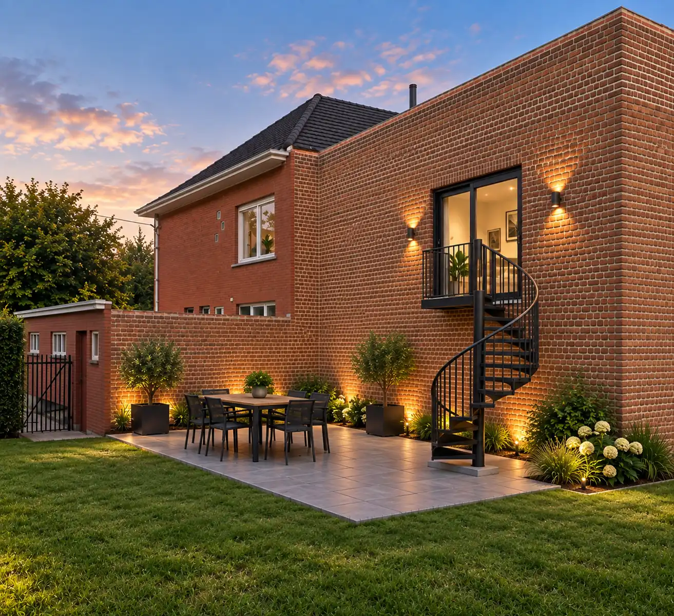 Halfopen bebouwing met ruime garage/werkplaats en tuin! foto 19