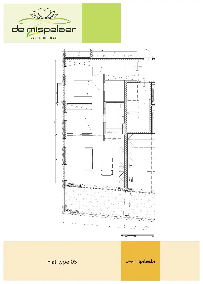 Nieuwbouwappartement van 109,81m² met twee slaapkamers foto 13