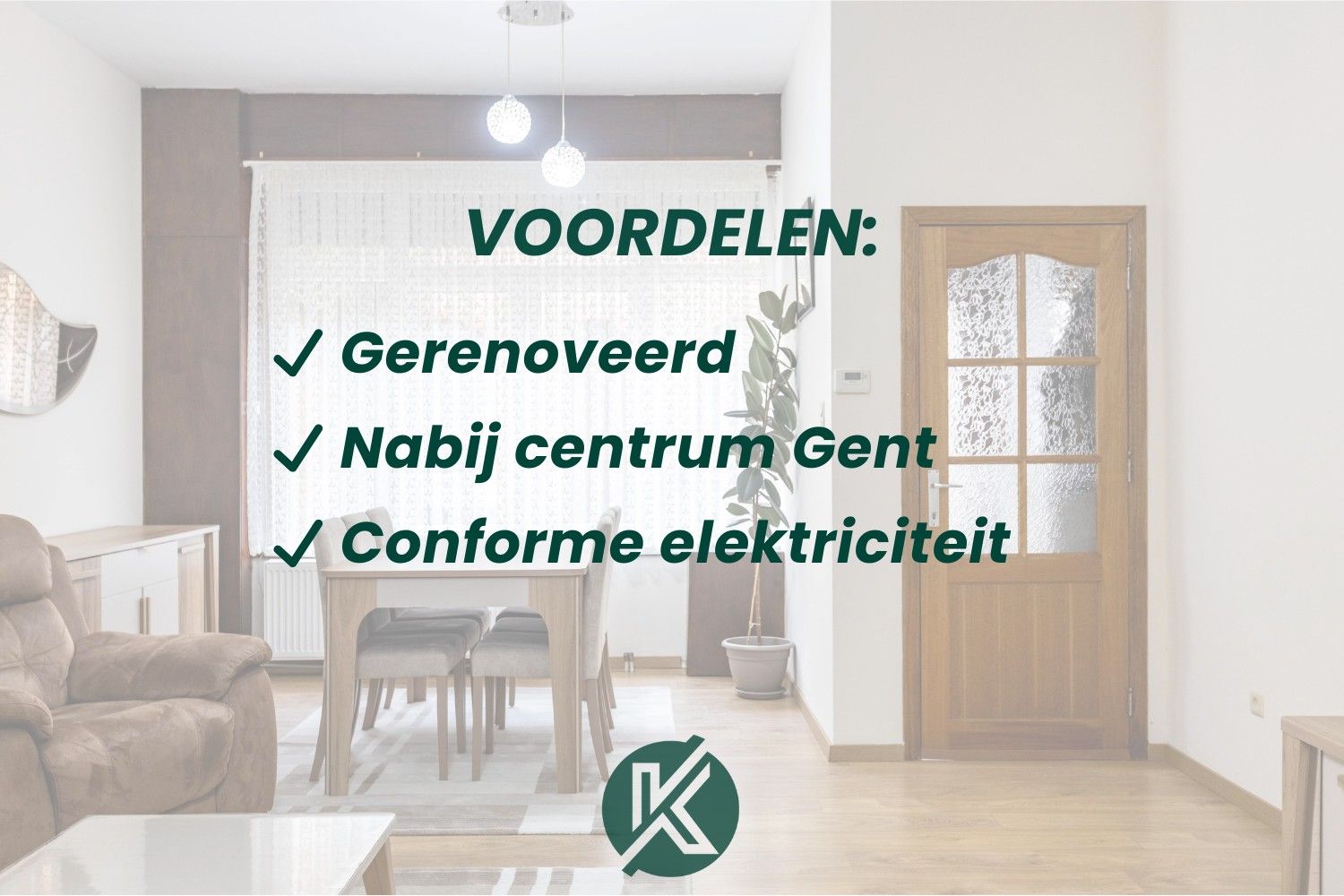 Gerenoveerde stadswoning nabij Gent foto 2