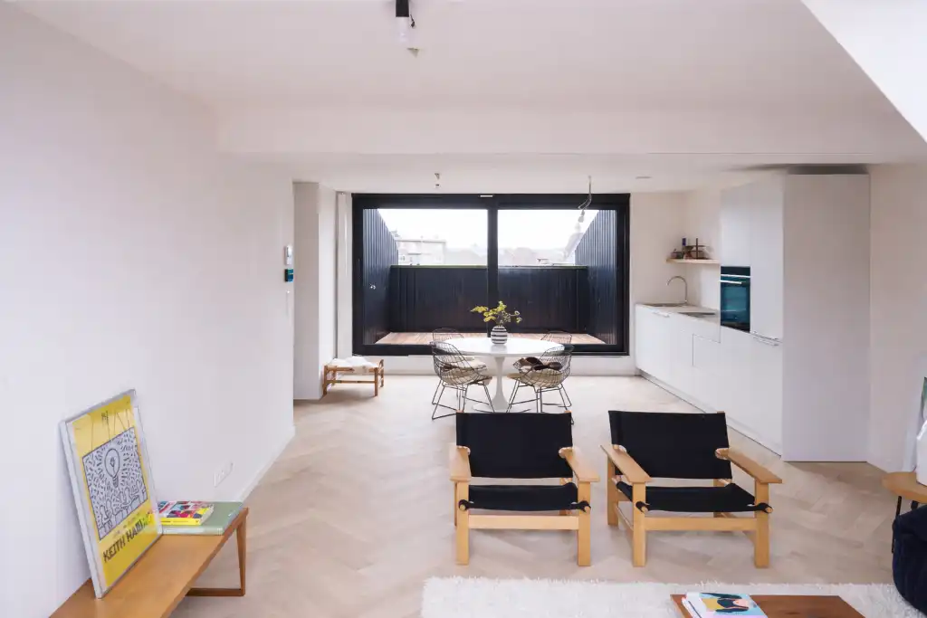 Prachtig duplex appartement met 3 slaapkamers en 2 terrassen in een voormalige herenwoning, nabij het historisch centrum van Gent. foto 3