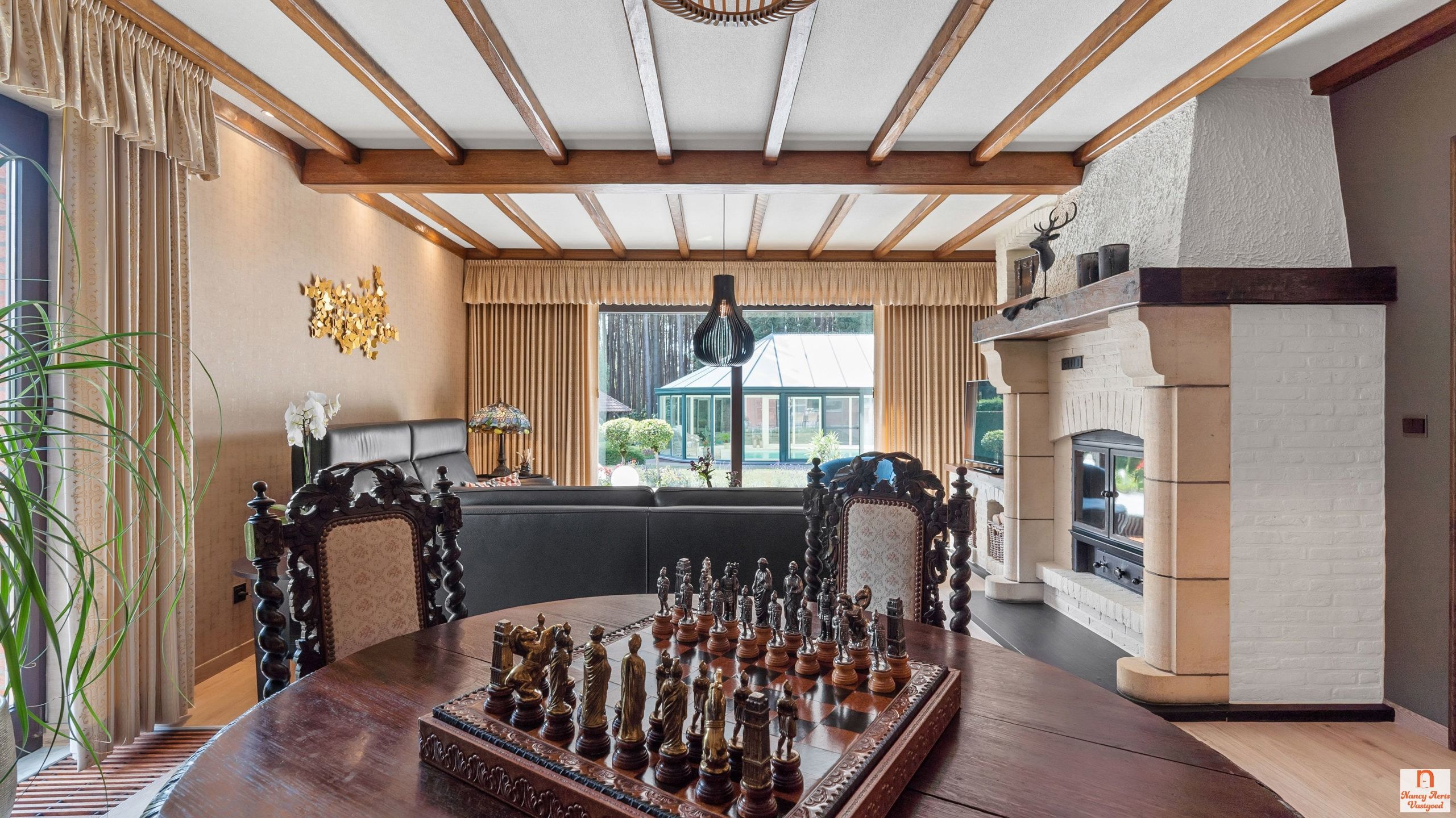 Luxueuze villa met overdekt zwembad, bos en weiland foto 31