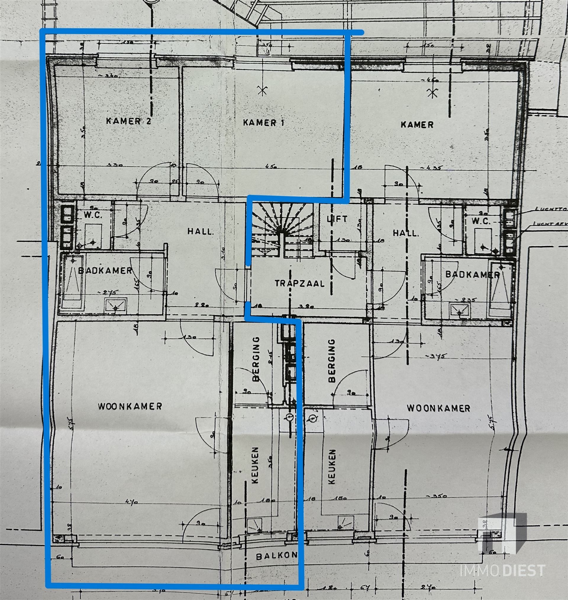 Appartement met 2 slaapkamers in centrum van Diest foto 12