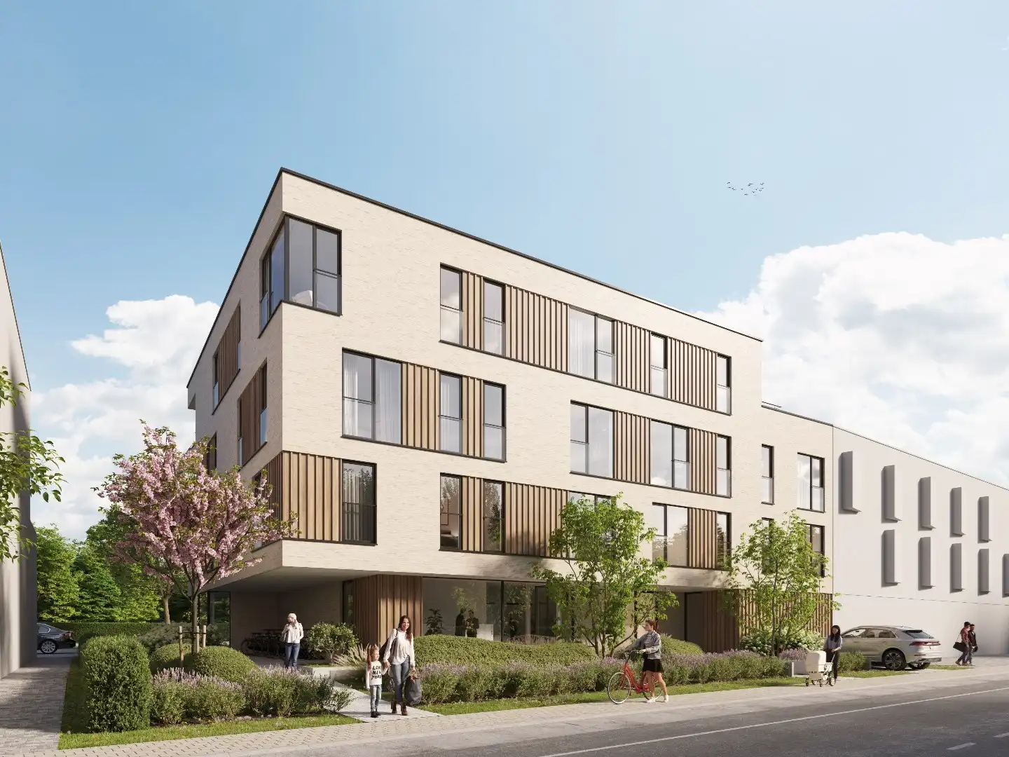 Uitermate goed gelegen nieuwbouwappartement te Sint-Michiels, vlakbij centrum Brugge foto {{pictureIndex}}