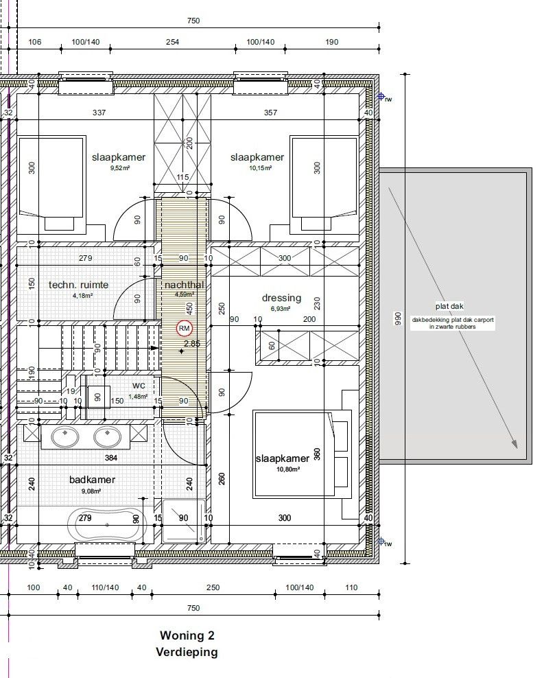 Rotem centrum: energiezuinige nieuwbouw woning op 481m² foto 15