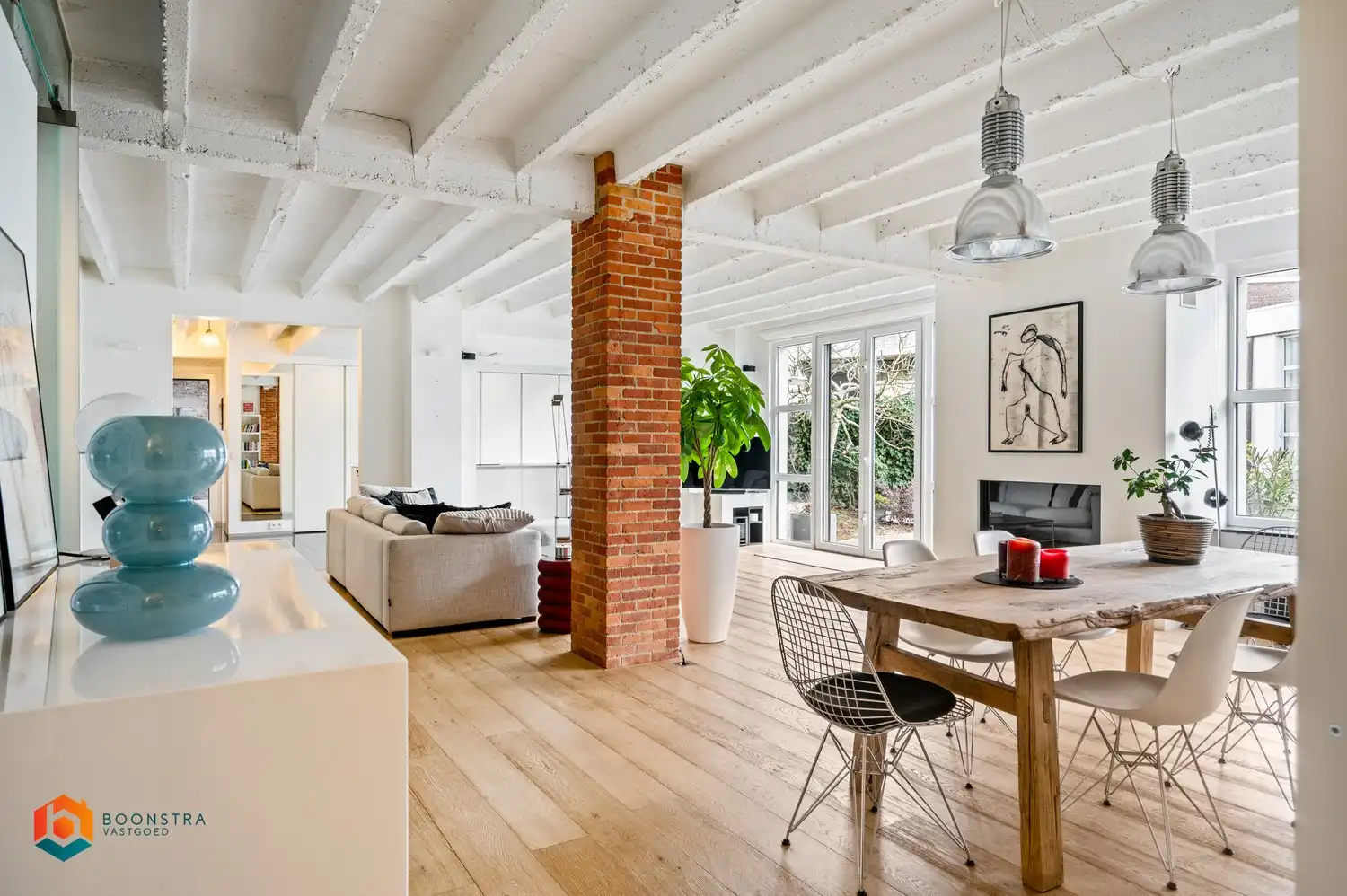 Exclusieve gelijkvloerse loft met 2 slpkrs, terras en staanplaats foto 18