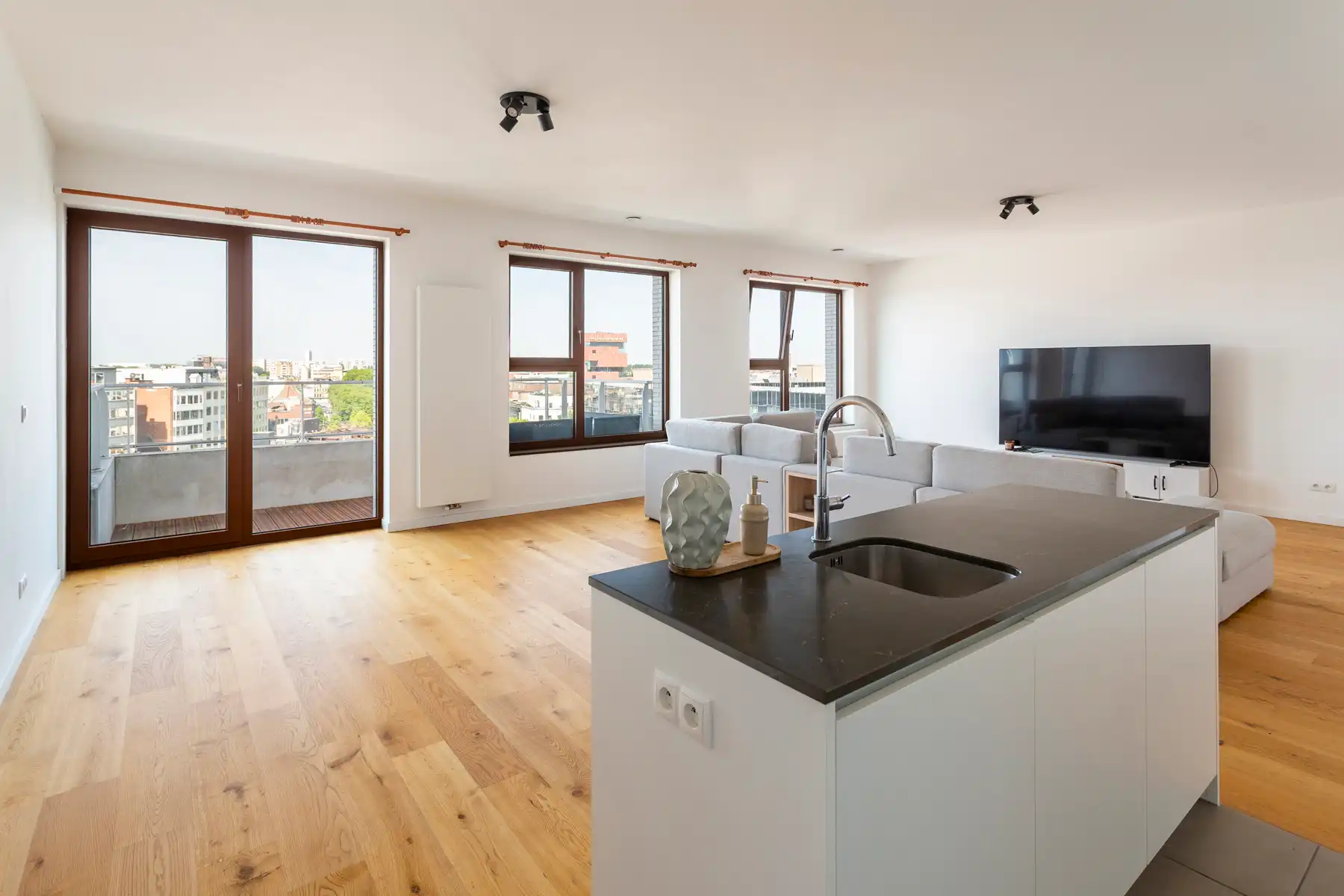 2 slpkappartement met terras & prachtig zicht over Antwerpen foto 5