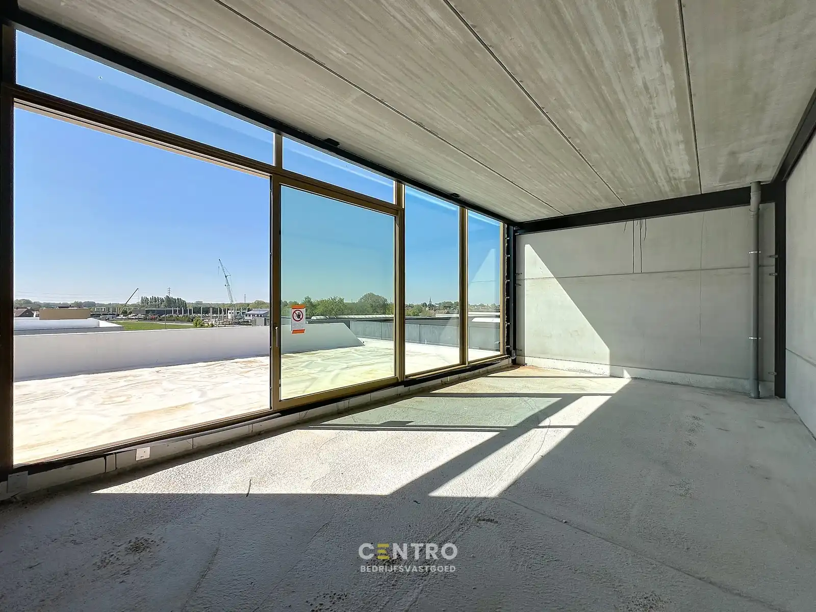 Nieuwbouw casco KMO-unit met kantoorruimte bovenop de loods en mogelijkheid tot prachtig dakterras ! foto 25