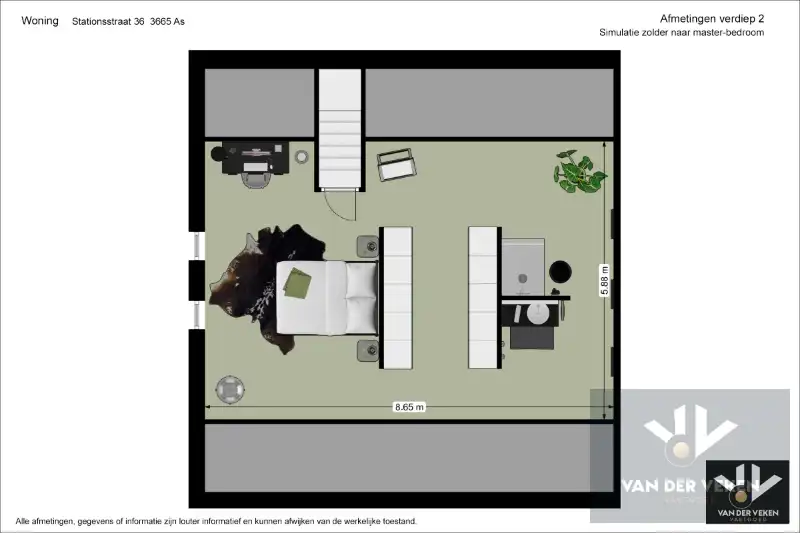 Knap afgewerkte, energiezuinige en ruime woning met vier slaapkamers, guesthouse/praktijkruimte op een centrale (maar toch bosrijke!) locatie te As foto 21