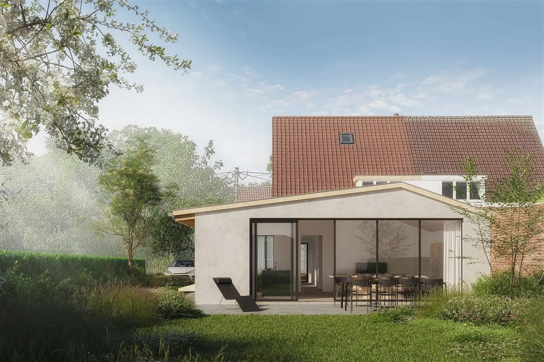 Hoofdfoto van de publicatie: Stijlvol gerenoveerde woning met tuin in Sint-Martens-Latem