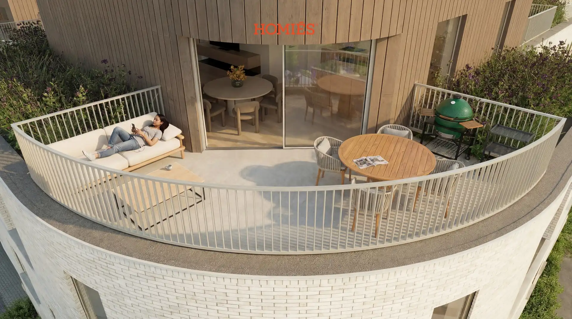 Prachtig hoekappartement 2slpk en terras foto 10