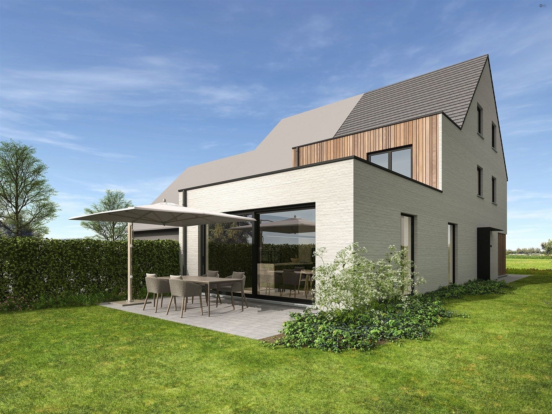 Halfopen bebouwing met 4 ruime slaapkamers. *prijs excl. kosten. foto 2