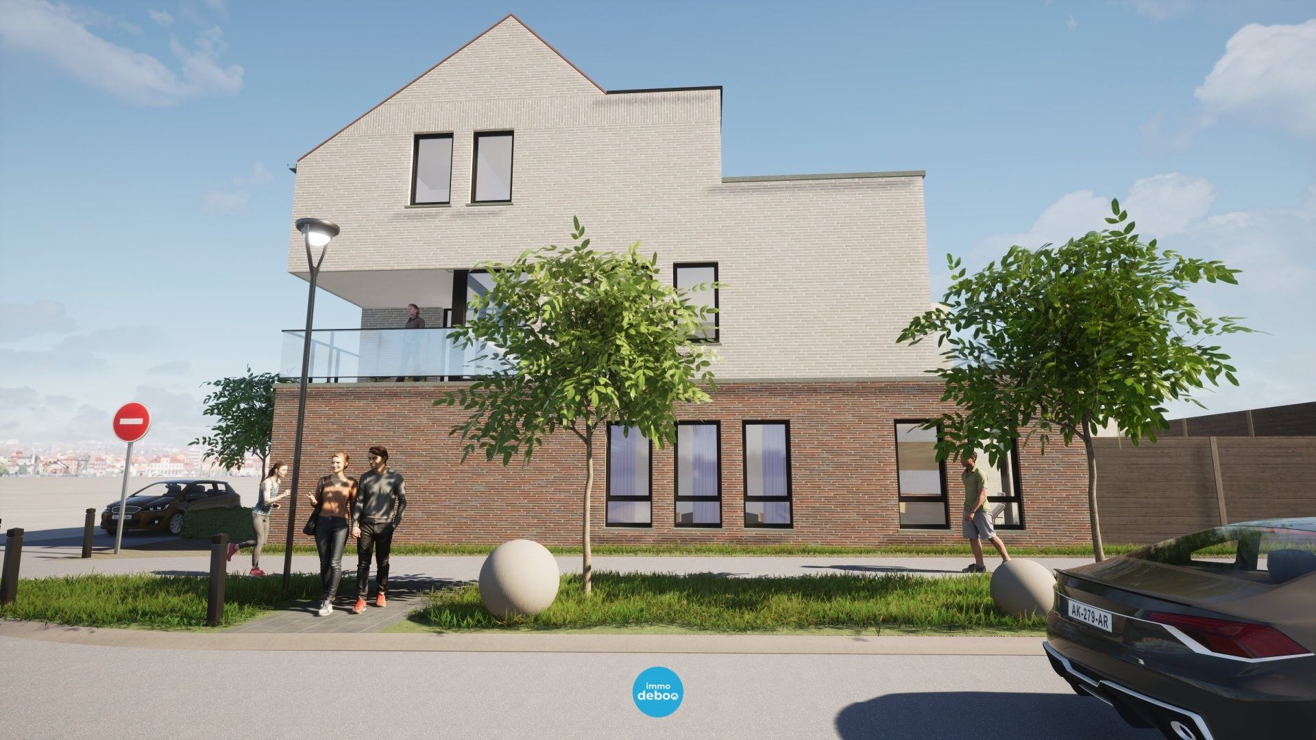 Bouwgrond met bouwvergunning voor halfopen kangoeroewoning vlakbij zee foto 7