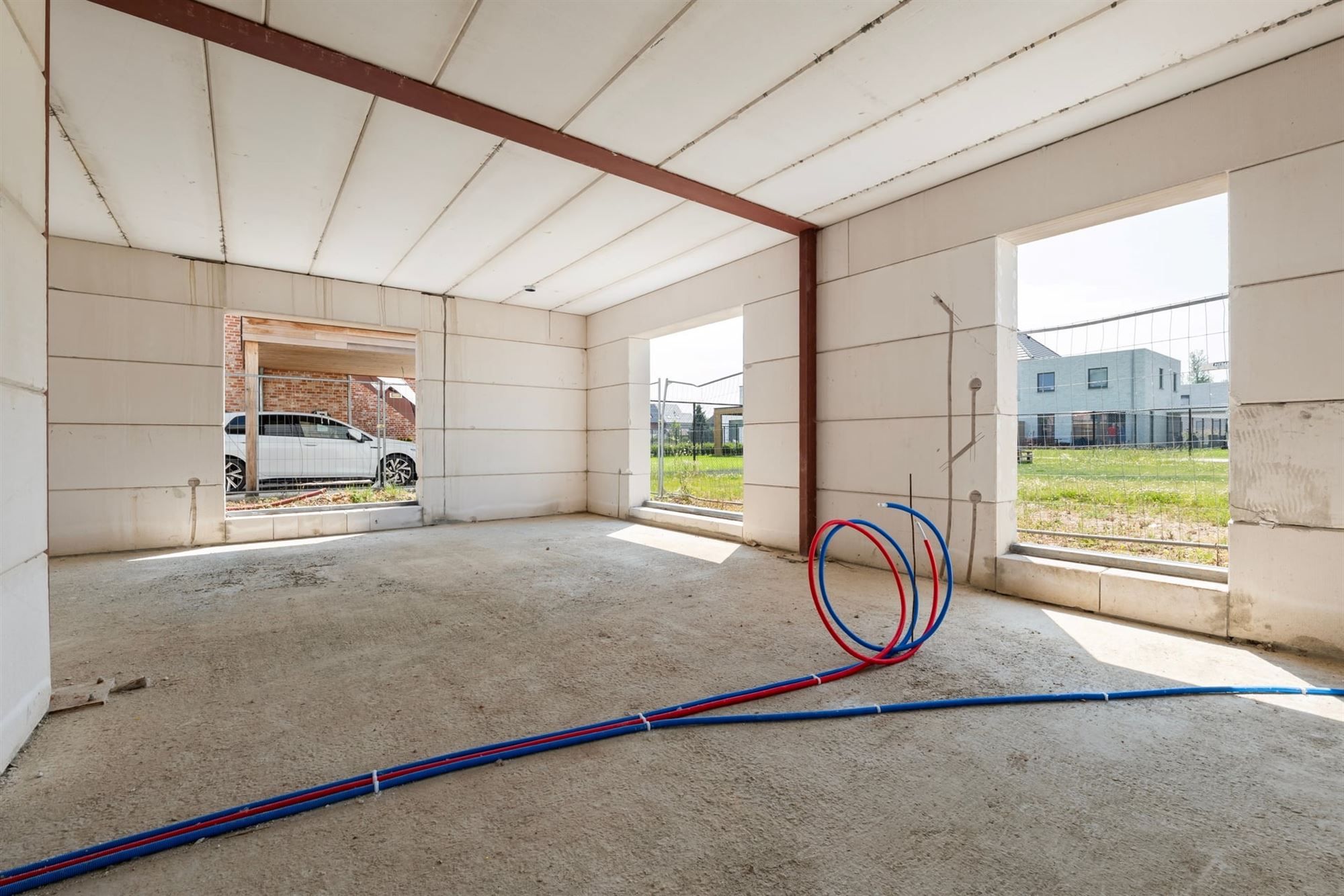 CASCO HALFOPEN BEBOUWING IN MODERNE STIJL MET CARPORT IN ALKEN foto 17