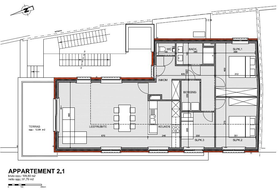 Exclusief, lichtrijk 3-slpk app. (110m²)+ terras (16m²) foto 4