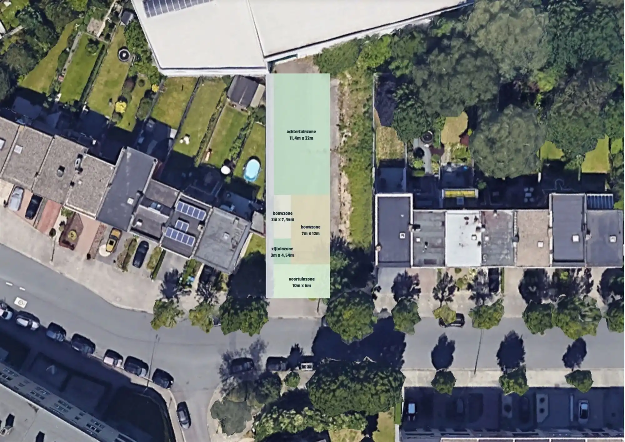 Bouwgrond (454m²) voor halfopenbebouwing in Neerland te Wilrijk foto 2