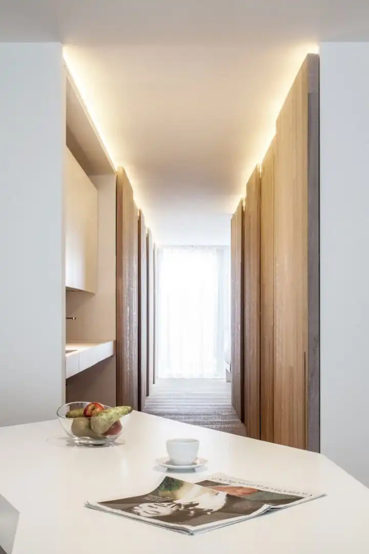 Uniek rolstoelvriendelijk en gemeubeld gelijkvloers appartement met terras dankzij hoogstaande architectuur  foto 21