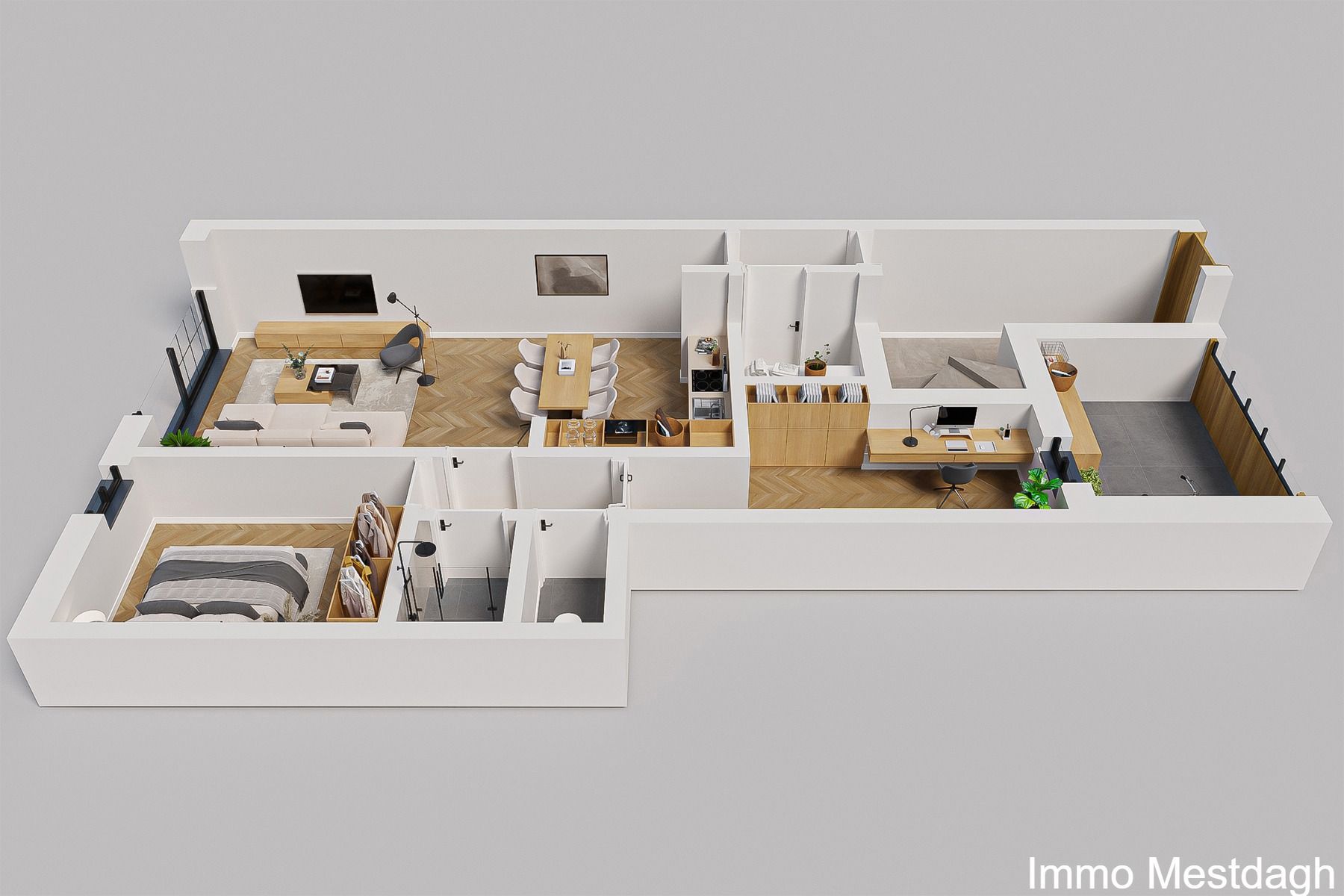 Prachtig nieuwbouw (2025) gelijkvloers appartement met tuintje foto 4