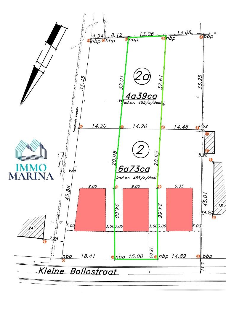 Zuidgerichte bouwgrond voor OB op 11a12ca te Tremelo foto 3