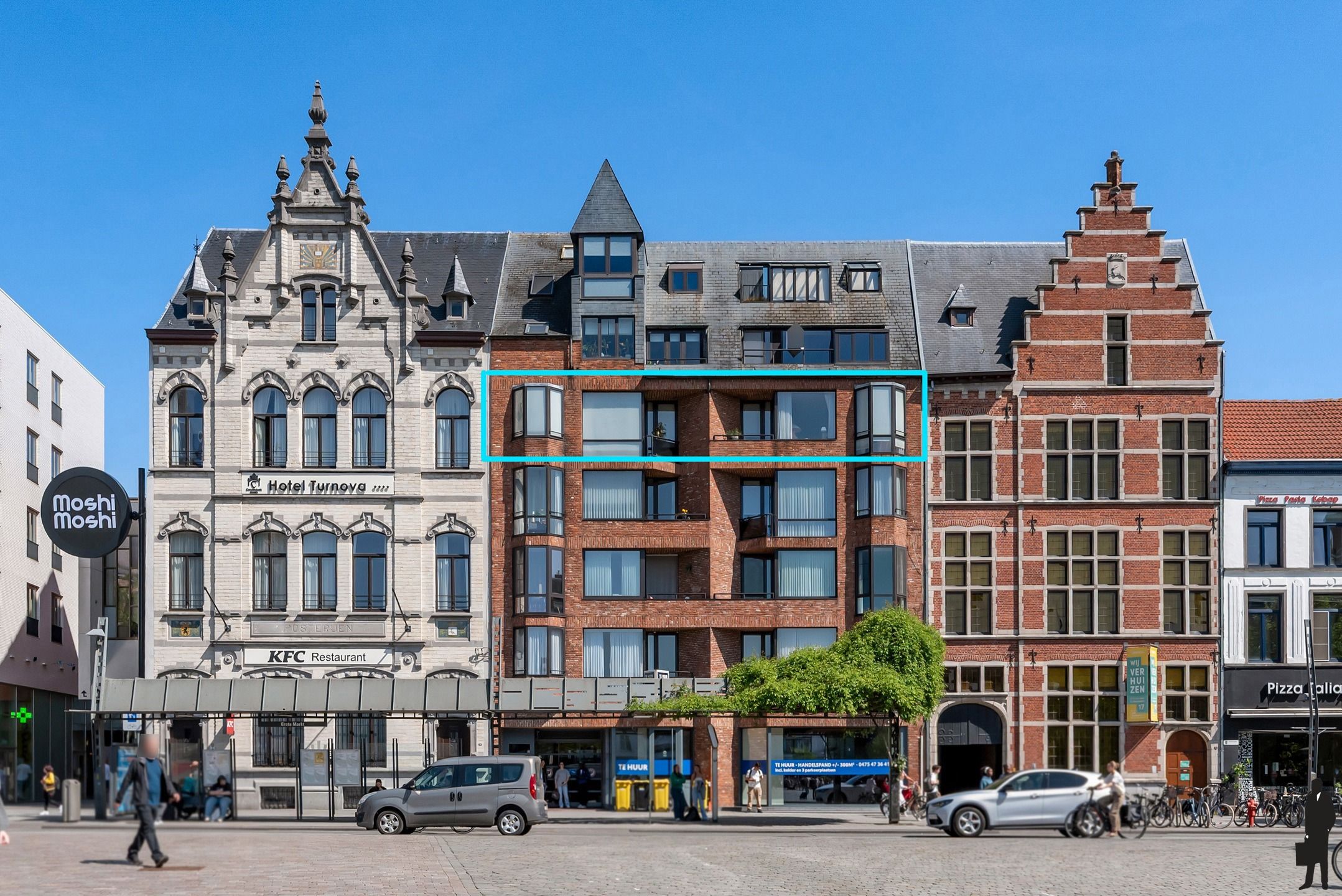 Exclusief appartement van 244m² op de Grote Markt foto {{pictureIndex}}