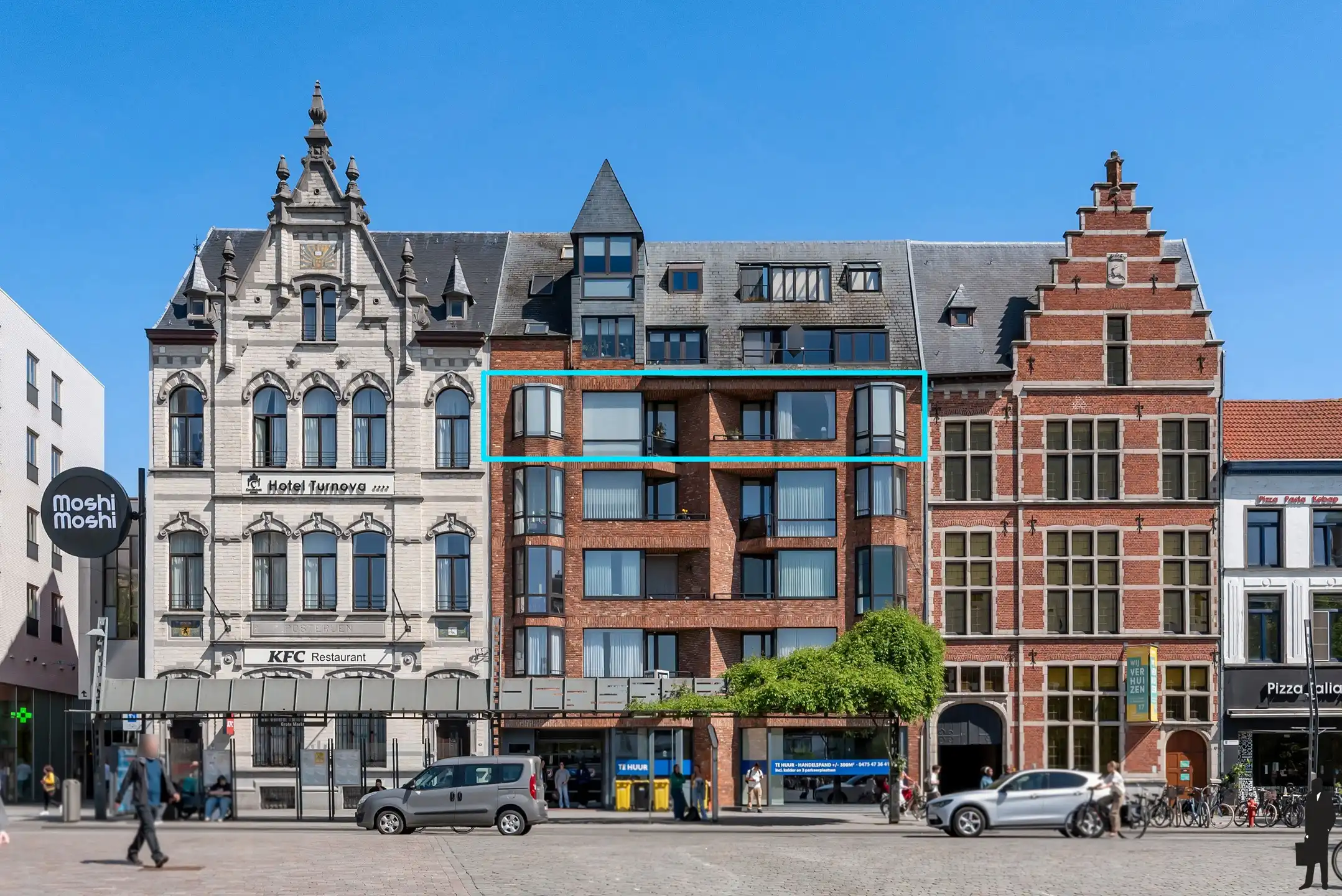Exclusief appartement van 244m² op de Grote Markt foto {{pictureIndex}}