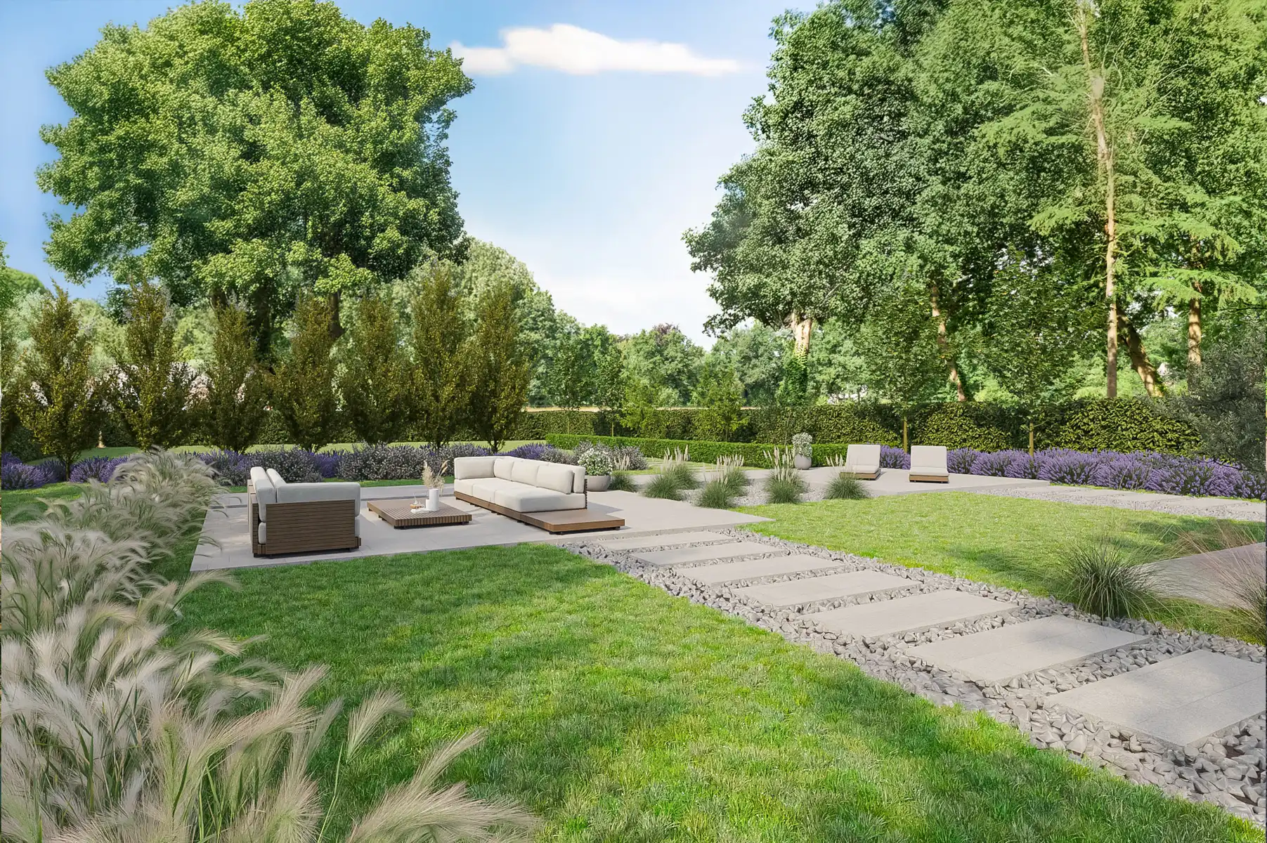 Nieuwbouw koppelvilla op toplocatie op ca. 1599 m² foto 50