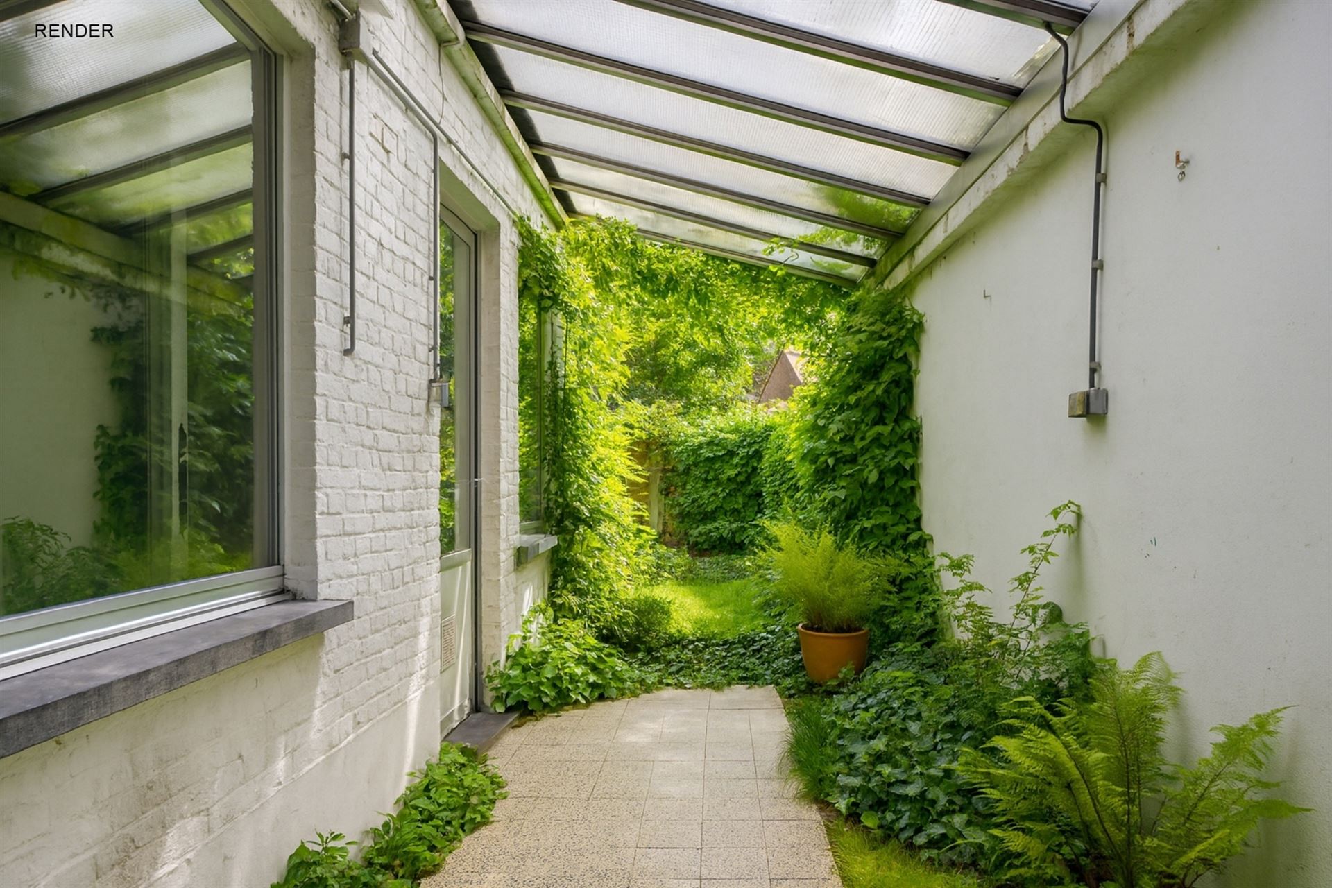 Te renoveren woning met achteruitgang in de tuin. foto 18