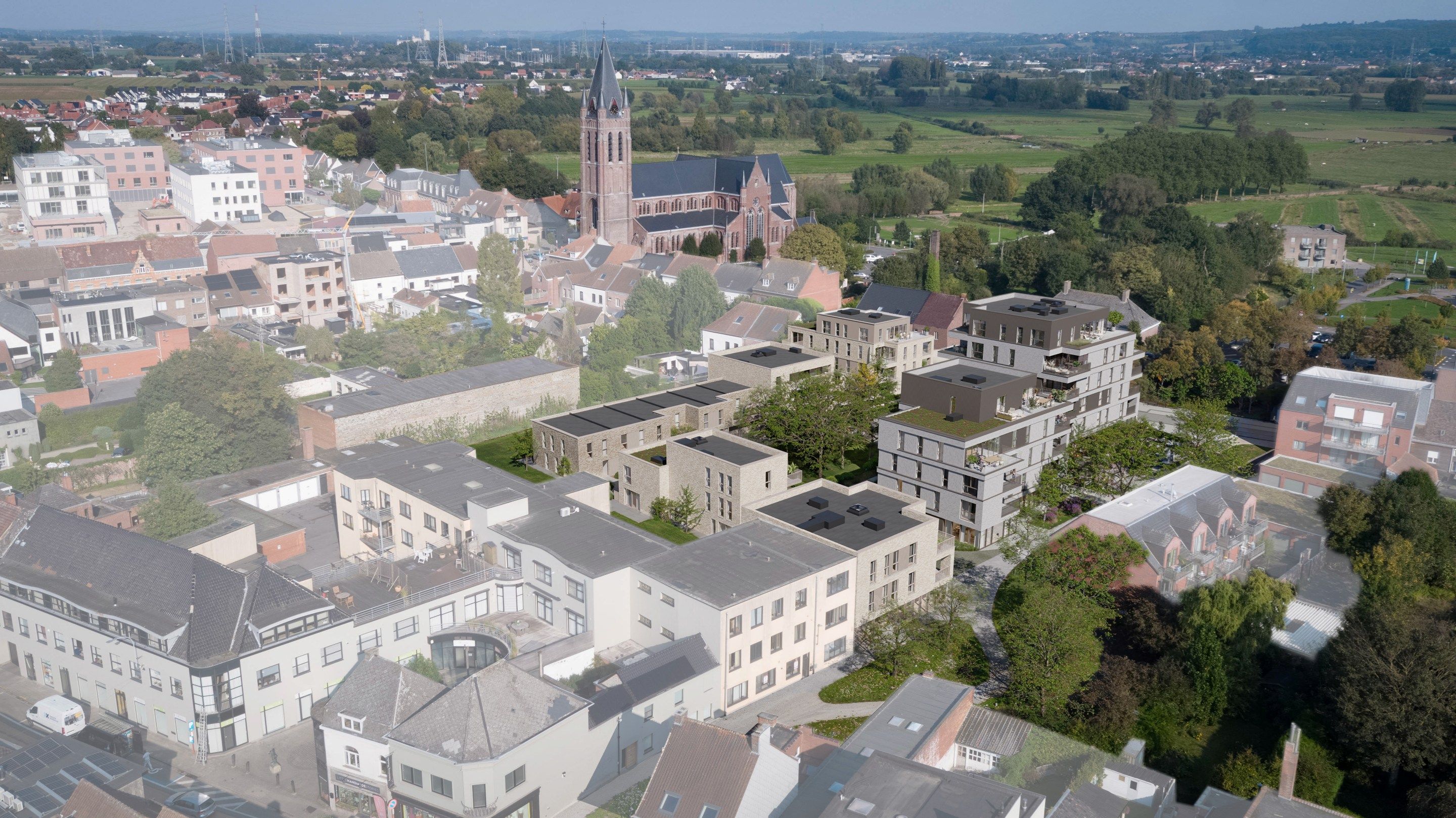 Multifunctionele handelsruimte (ca.111,70 m2) in nieuwbouwproject De Kloostertuin te Avelgem. foto 6