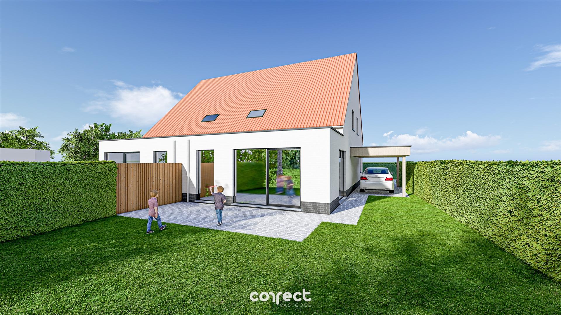 Nog te bouwen nieuwbouw-koppelbouw in landelijke stijl met 3 slaapkamers. foto 5