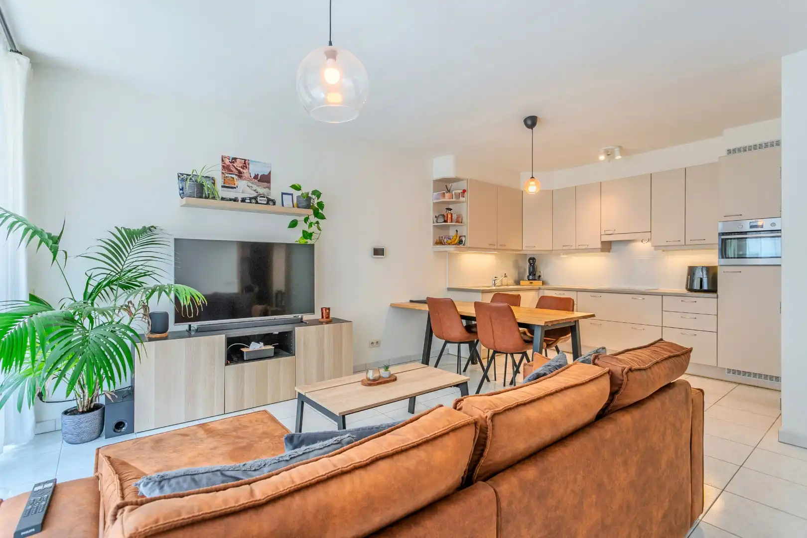 Energiezuinig glv-appartement (70m²) met tuin, berging en autostpl. te Halle foto 5