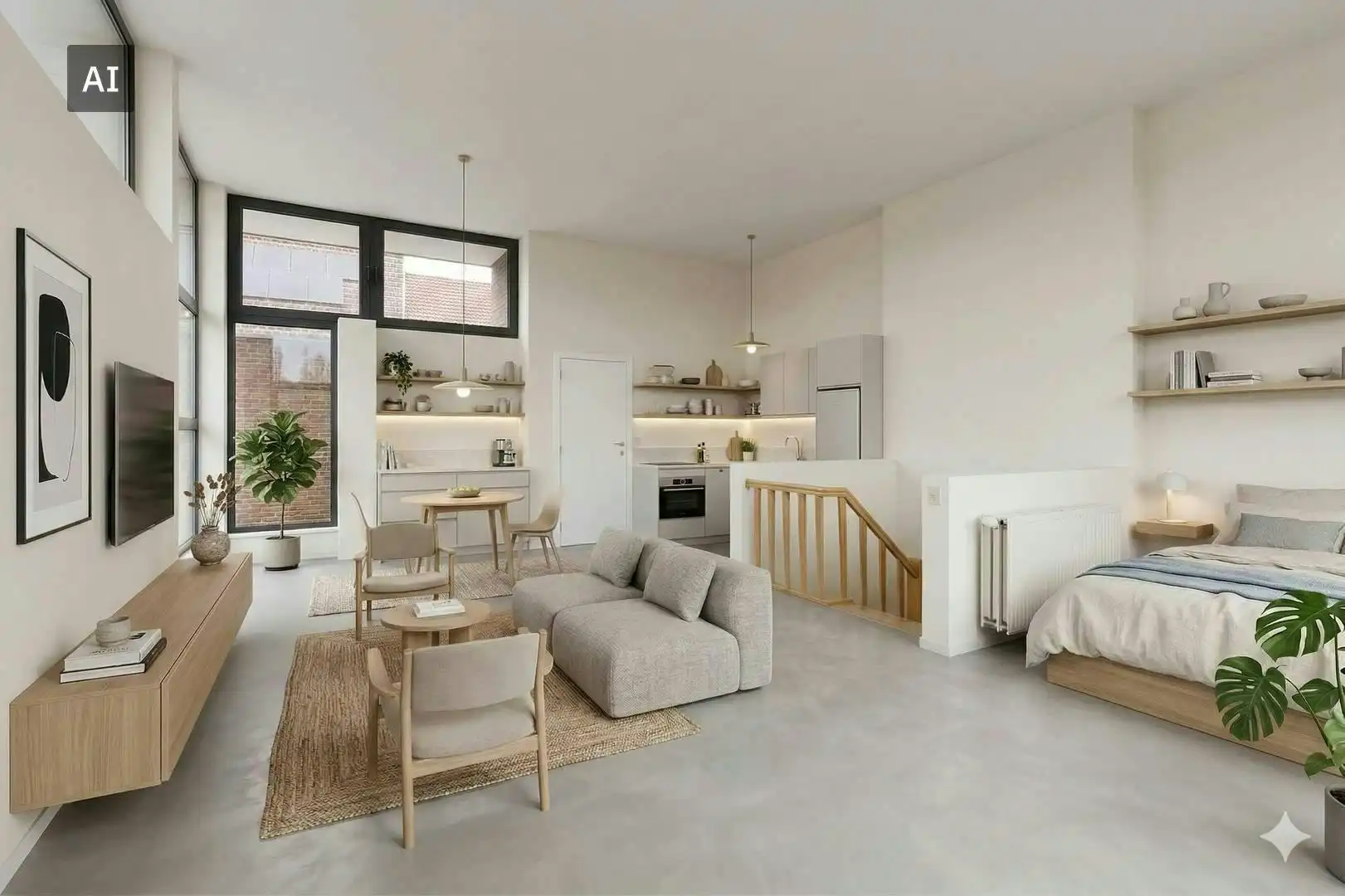 Half open woning met groene oase te koop in Bissegem foto 7