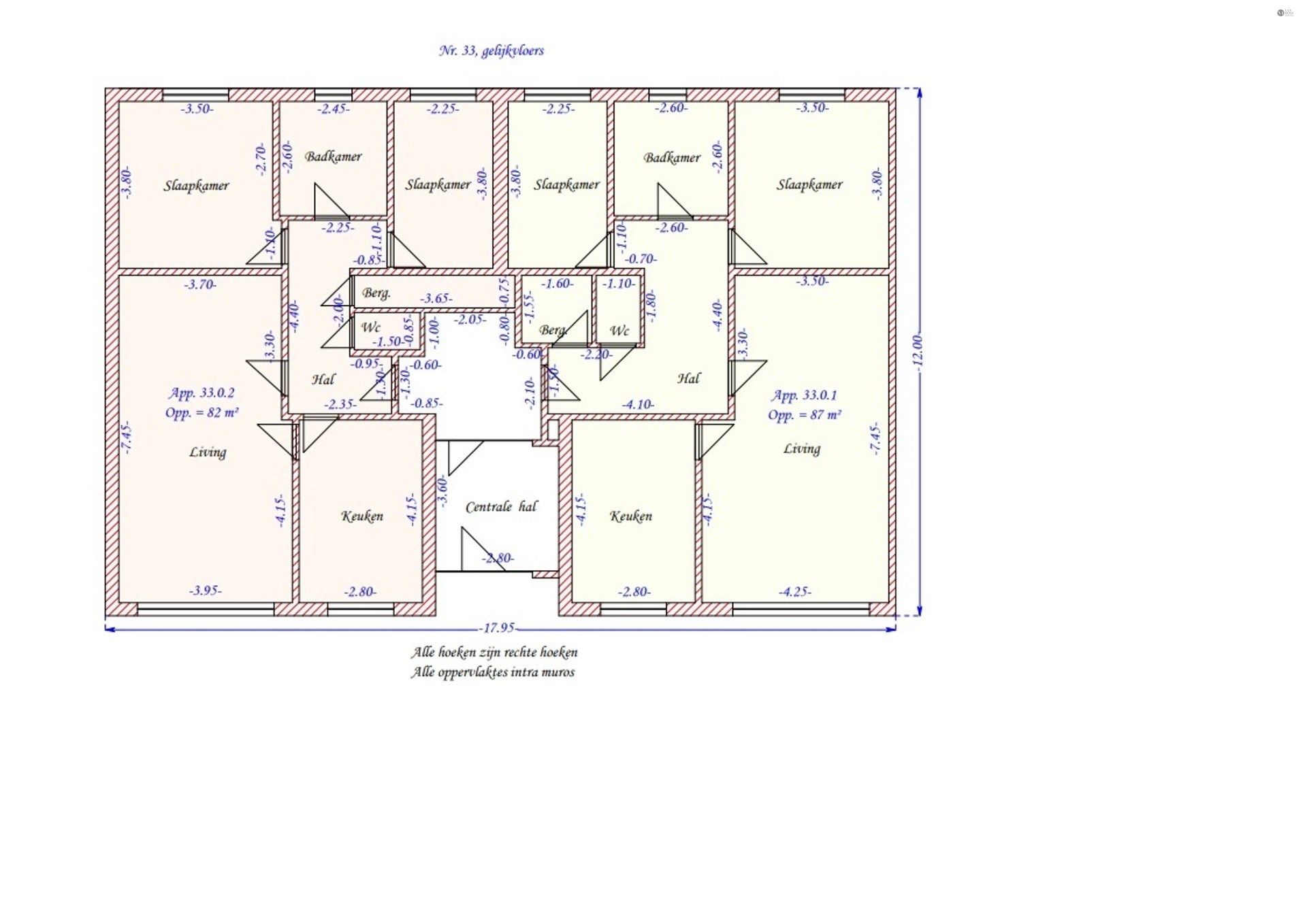 Opbrengsteigendom nabij centrum van meerdonk (4 APP + 4 garages) foto 3