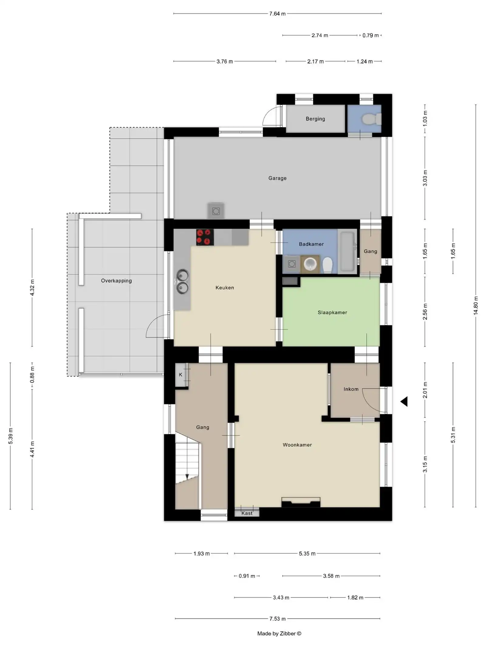 Woonhuis met tuin en grote schuren foto 18