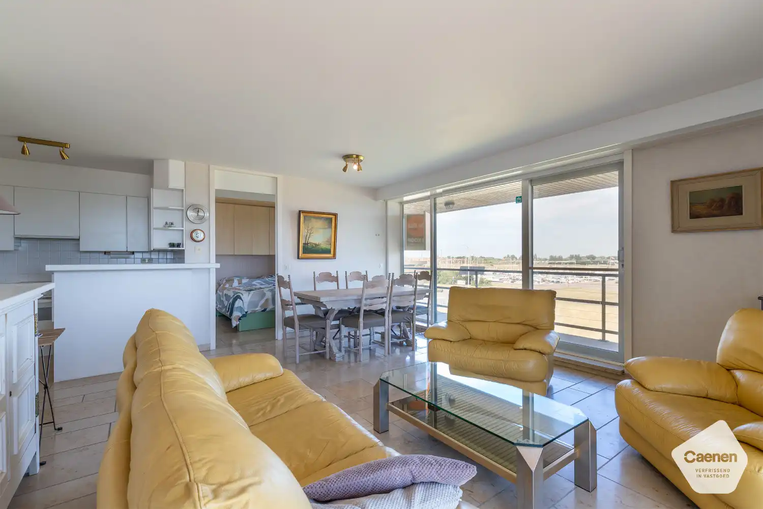Gezellig hoekappartement met 1 slaapkamer en mooi, open zicht foto 3